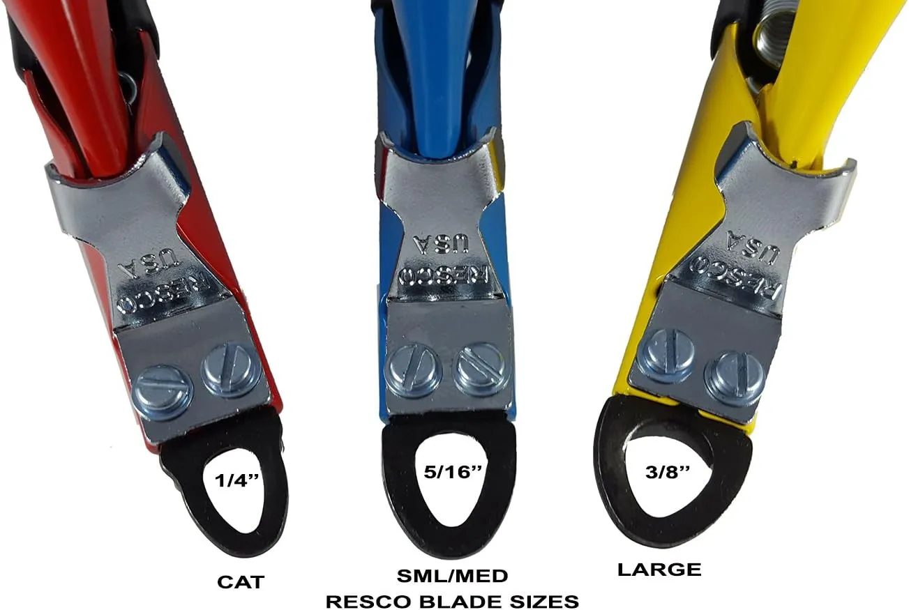 Resco Deluxe Dog Nail Clippers, Original Pet Nail Trimmer, Made in USA, Small/Medium, Blue