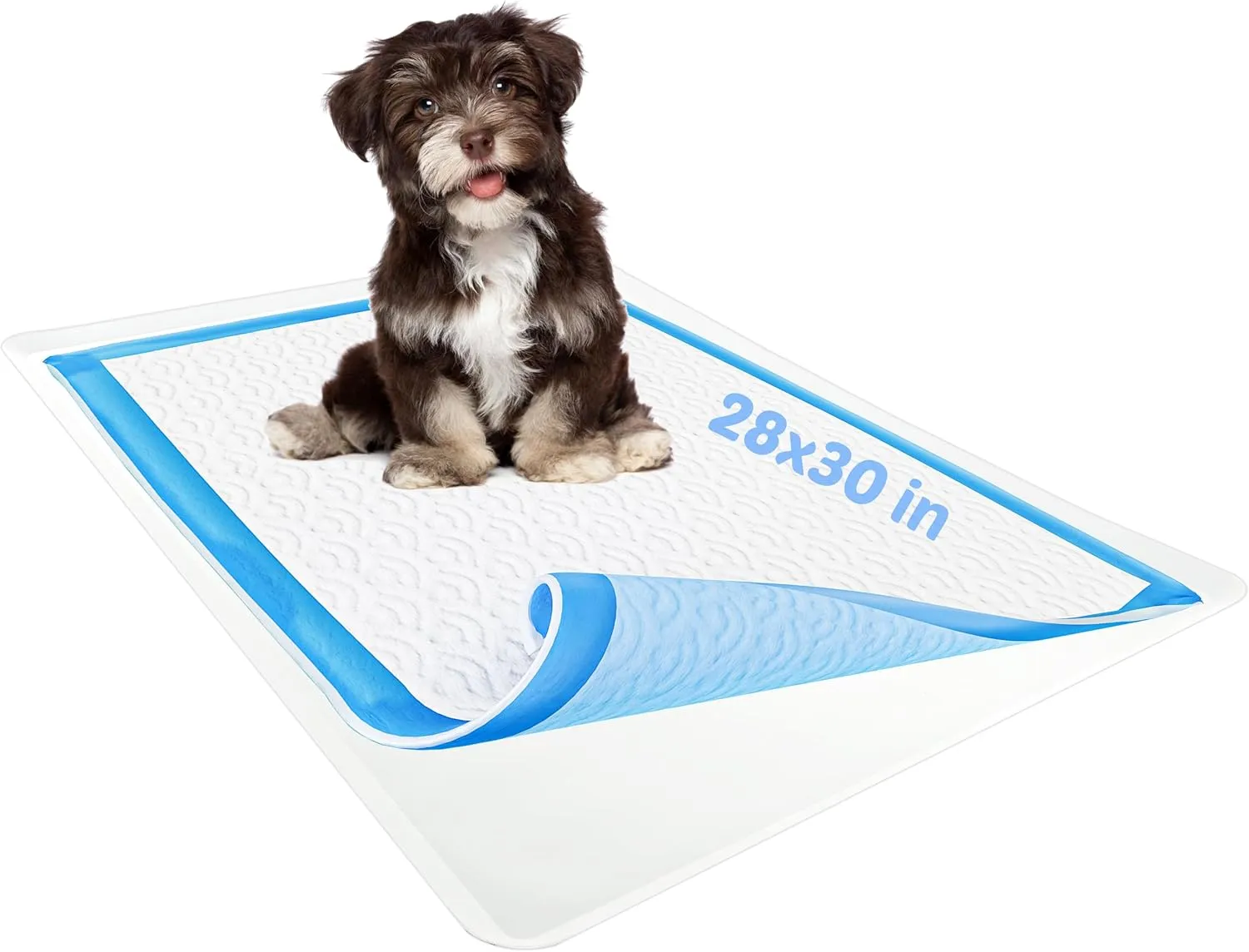 Skywin Dog Pad Holder Tray for 28 x 30 Inches Training Pads (White) - Easy to Clean and Store Perfect for Dog Potty Tray  Silicon Wee Wee Pad Holder, No Spill Pee Pad Holder for Dogs