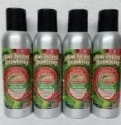 Smoke Odor Exterminator 198 gm/ 7 oz Large Spray Kiwi Twisted Strawberry Set of Four Cans.
