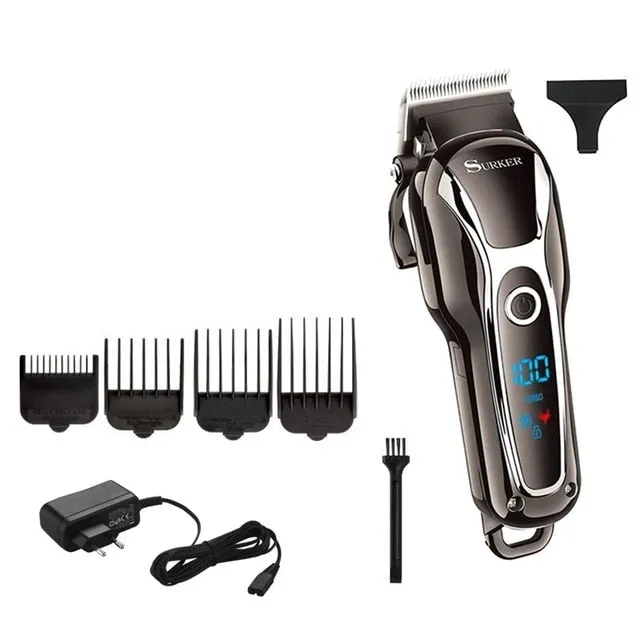 TURBO Barber Hair Clipper - Professional Men Hair Trimmer