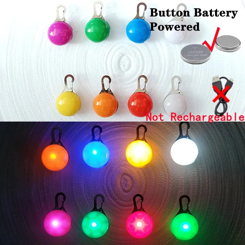 USB Charging LED Dog Collar - Glowing Night Safety for Small Pets