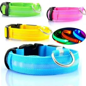 USB RECHARGEABLE LED PET DOG COLLAR