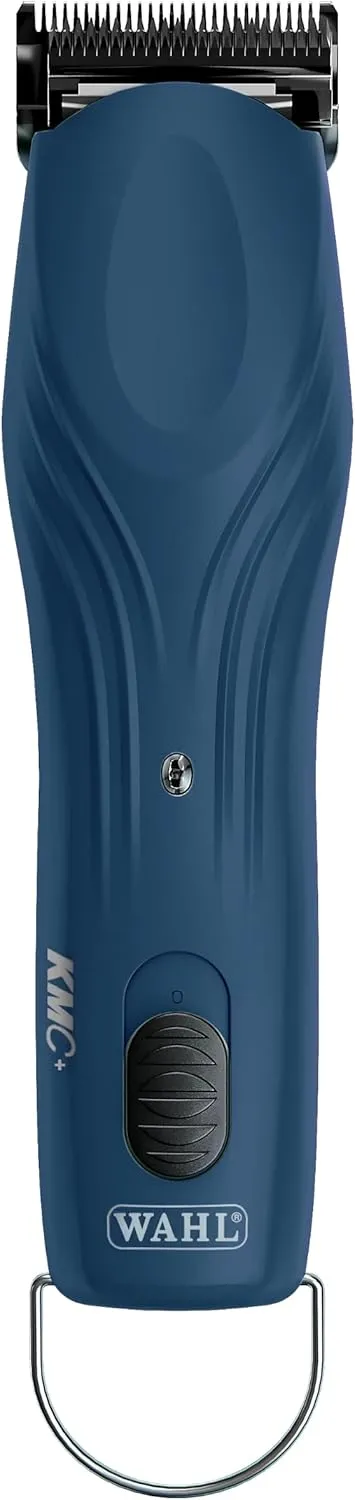 Wahl Professional Animal KMC  2-Speed Cordless Clipper (3027168) - Detachable Blade Pet & Dog Clipper Kit - Patented Ergonomic Housing Design - Navy