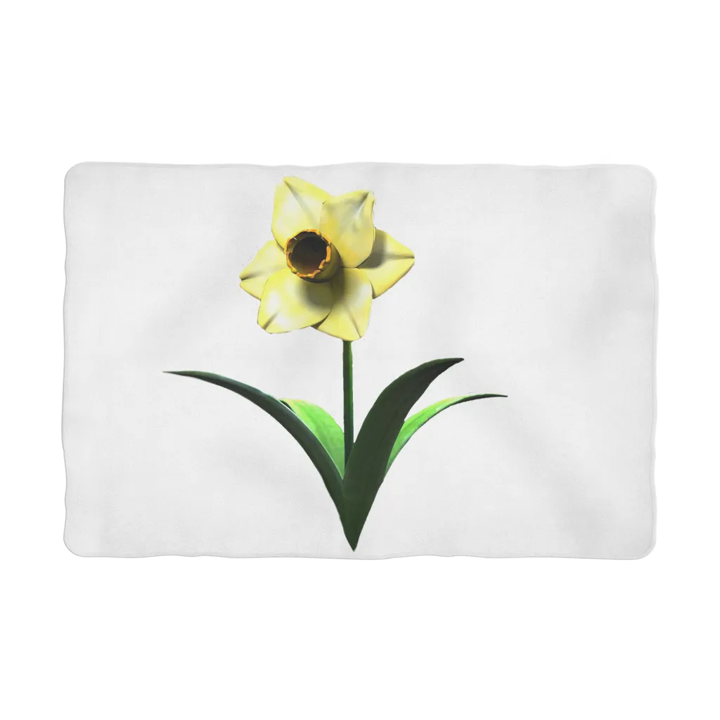 Yellow Flower Sublimation Pet Blanket
