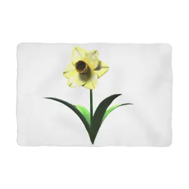 Yellow Flower Sublimation Pet Blanket